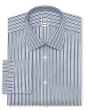 Ike Behar Vertical Multi-Stripe Dress Shirt - Regular Fit