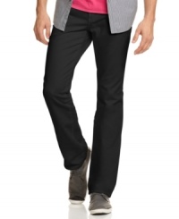 Sleek style. Kenneth Cole Reaction pants keep it plain and simple.