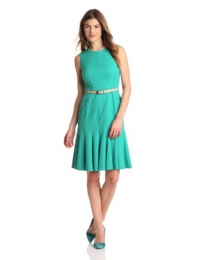 Anne Klein Women's Belted Flare Dress