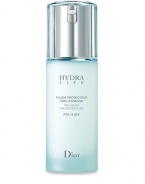 This light and fluid hydrating treatment moisturizes and protects the skin, while providing SPF 15 protection. Hydra Life Pro-Youth Protective Fluid SPF 15 provides long lasting hydration and instantly plumps the skin for a radiant finish. 1.7 oz. 