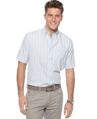 Rule of thumb: stripes are stylish. Which means you can't go wrong with this classic-fit button-front shirt from Club Room. (Clearance) Rule of thumb: stripes are stylish. Which means you can't go wrong with this classic-fit button-front shirt from Club Room. (Clearance)