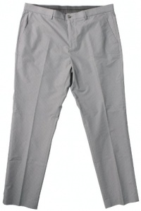 Calvin Klein Men's Body Fit Double Striped Poplin Suit Pants (Malt Grey/Yucca)