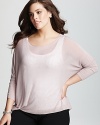 Eileen Fisher Plus Size Dolman Boxy Top