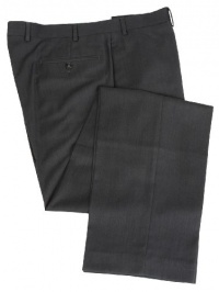 Calvin Klein Mens Flat Front Solid Charcoal Gray Dress Pants Calvin Klein Mens Flat Front Solid Charcoal Gray Dress Pants