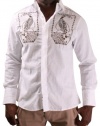 Jimi Hendrix By English Day Parade Men's Dress Shirt Woven