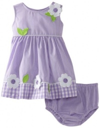 Blueberi Boulevard Baby-girls Newborn Checkered Flower Sundress, Lilac, 3-6 Months Blueberi Boulevard Baby-girls Newborn Checkered Flower Sundress, Lilac, 3-6 Months