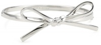 Kate Spade New York Skinny Mini Silver-Tone Bow Bangle Bracelet