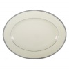 Lenox Tuxedo Platinum Ivory China 13-Inch Oval Platter