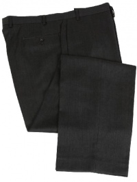Calvin Klein Mens Flat Front Solid Charcoal Gray Wool Dress Pants Calvin Klein Mens Flat Front Solid Charcoal Gray Wool Dress Pants