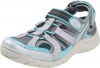 Stride Rite Kid's Bridgette Washable Sandal (Toddler/Little Kid),Silver/Blue/Petunia,12.5 W US Little Kid