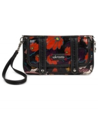 Embrace functional and free-spirited style with this colorful wallet from sakroots. Crafted from coated canvas and accented with signature detailing, it flaunts multiple pockets for effortless go-everywhere accessorizing. Embrace functional and free-spirited style with this colorful wallet from sakroots. Crafted from coated canvas and accented with signature detailing, it flaunts multiple pockets for effortless go-everywhere accessorizing.