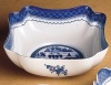 Mottahedeh Blue Canton Large Square Bowl 9 in