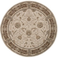 Nourison Rugs Heritage Hall Collection HE27 Mist Runner 2'6 x 8' Area Rug Nourison Rugs Heritage Hall Collection HE27 Mist Runner 2'6 x 8' Area Rug