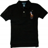 Polo Ralph Lauren Toddler Boys's Multicolor Big Pony Polo (2/2T, Polo Black) Polo Ralph Lauren Toddler Boys's Multicolor Big Pony Polo (2/2T, Polo Black)