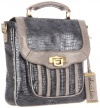 Chocolate Dolce 56882 Snake Crossbody,Grey,One Size