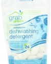 Grab Green Automatic Dishwashing Detergent, Fragrance Free, 24 Loads, 15.2-Ounce