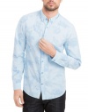 GUESS Dillon Slim-Fit Shirt with Inbloom Colla