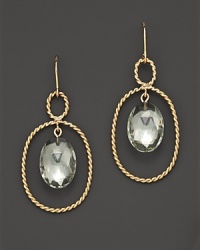 Rosecut green amethyst adds rich sparkle to links of 14K yellow gold. By Nancy B. Rosecut green amethyst adds rich sparkle to links of 14K yellow gold. By Nancy B.