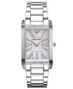 Elegance in its purest form, this Emporio Armani watch is adorned with shimmering diamond accents.