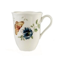 Lenox Butterfly Meadow Bone Porcelain Fritillary Mug Lenox Butterfly Meadow Bone Porcelain Fritillary Mug