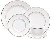 Lenox Continental Dining Platinum-Banded 5-Piece Place Setting, Service for 1 Lenox Continental Dining Platinum-Banded 5-Piece Place Setting, Service for 1