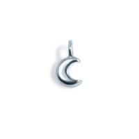 Alex Woo Mini Additions Sterling Silver Moon Charm Alex Woo Mini Additions Sterling Silver Moon Charm