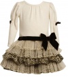 Bonnie Jean Girls 2-6X Sparkle Tiered Skirt