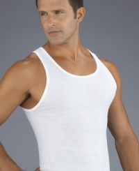 You just can't beat a classic. From work to the gym to your everyday lifestyle, this shirt moves with you like man's best friend. Forget itchy tags; the label is printed directly on the fabric for all-over comfort like never before. Durable, cotton fabric and 2 x 1 ribbed knit for stretch. Don't kick yourself later; stock-up today with our special 2-pack value pricing. You just can't beat a classic. From work to the gym to your everyday lifestyle, this shirt moves with you like man's best friend. Forget itchy tags; the label is printed directly on the fabric for all-over comfort like never before. Durable, cotton fabric and 2 x 1 ribbed knit for stretch. Don't kick yourself later; stock-up today with our special 2-pack value pricing.