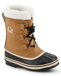 With a removable liner and seam-sealed waterproof body, this essential boot will put the wonder back in winter-land. With a removable liner and seam-sealed waterproof body, this essential boot will put the wonder back in winter-land.