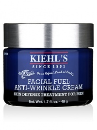 This lightweight moisturizer helps skin defend against the signs of aging, notable surface wrinkles and the loss of firmness. Made with Chestnut Extract and Soy, our formula helps skin feel strengthened and more dense so it appears firmer and the look of facial wrinkles and lines is decreased. Enriched with Vitamins C and E and extracts from citrus fruits, this cooling formula is easily absorbed to hydrate, invigorate and refresh facial appearance, helping to combat the look of fatigue. 1.7 oz. This lightweight moisturizer helps skin defend against the signs of aging, notable surface wrinkles and the loss of firmness. Made with Chestnut Extract and Soy, our formula helps skin feel strengthened and more dense so it appears firmer and the look of facial wrinkles and lines is decreased. Enriched with Vitamins C and E and extracts from citrus fruits, this cooling formula is easily absorbed to hydrate, invigorate and refresh facial appearance, helping to combat the look of fatigue. 1.7 oz.