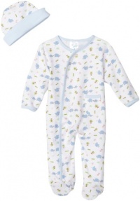 Spasilk 2 Piece Sleepwear With Hat - Boy Elephant Print Spasilk 2 Piece Sleepwear With Hat - Boy Elephant Print