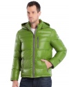 GUESS Chromatic Puffer Jacket, LEAF GREEN (XS)