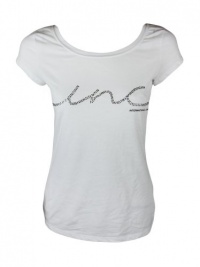 INC International Concepts Womens Crytal Logo T-Shirt Top INC International Concepts Womens Crytal Logo T-Shirt Top