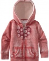 Roxy Kids Girls 2-6X Second Grade Hoodie, Sparrow Red, Medium