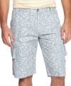 Need a new recruit for summer? Enlist these paisley cargo shorts from INC International Concepts.