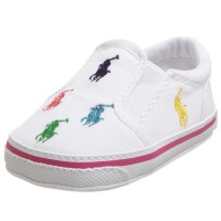 Ralph Lauren Layette Bal Harbour Crib Shoe (Infant/Toddler),White/Multi,2 M US Infant Ralph Lauren Layette Bal Harbour Crib Shoe (Infant/Toddler),White/Multi,2 M US Infant