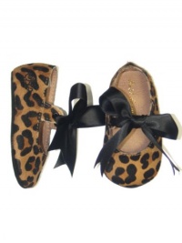 Ralph Lauren Layette Briley Ballet Crib Shoe (Infant/Toddler),Leopard Haircalf,4 M US Toddler Ralph Lauren Layette Briley Ballet Crib Shoe (Infant/Toddler),Leopard Haircalf,4 M US Toddler