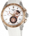 Tissot Men's T0244172701100 T-Sport Racing Chronograph White Dial Watch