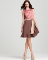 Escada Dress - Denise Silk Color Block Party