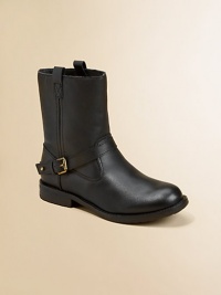 The supercross low boot is rendered in sturdy leather with a side buckle accent for a fun addition to any outfit.Slip-onLeather upperLeather liningRubber solePadded insoleImported The supercross low boot is rendered in sturdy leather with a side buckle accent for a fun addition to any outfit.Slip-onLeather upperLeather liningRubber solePadded insoleImported