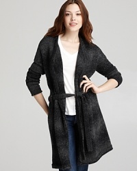 Kick start your chilly-season wardrobe with this James Perse belted cardigan, tailored in an oversize silhouette for ultimate coziness. Kick start your chilly-season wardrobe with this James Perse belted cardigan, tailored in an oversize silhouette for ultimate coziness.