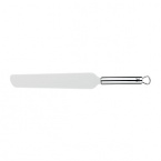 Serving your favorite desserts is a piece of cake with WMF/USA's cake spatula. Well-balanced and boasting contemporary design, it features a satin-finished handle and a hanging loop for easy storage.