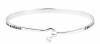 Sterling Silver Love Is Not Finding Someone You Can Live with, Its Finding Someone You Can't Live without Catch Bangle Bracelet