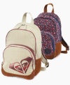 Despite its adorable look, this canvas backpack from Roxy is a sturdy choice to tote her books and school supplies.