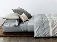 Calvin Klein Double Row Cord Queen Bedskirt - Moonlight Calvin Klein Double Row Cord Queen Bedskirt - Moonlight