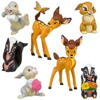 Disney Exclusive 7 Piece Mini PVC Bambi Collector Set Disney Exclusive 7 Piece Mini PVC Bambi Collector Set