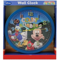 Disney Mickey Mouse Clubhouse Count The Numbers Plastic Wall Clock Disney Mickey Mouse Clubhouse Count The Numbers Plastic Wall Clock