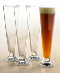 These classic beer glasses take their name from Pilsen, a Czechoslovakian town that has been famous for it pale golden beer for centuries. Each has a tall, tapered shape with superb clarity to show off your favorite ale.The Cellar Krosno Premium glassware elevates your table with chic simplicity. 18-oz. capacity. These classic beer glasses take their name from Pilsen, a Czechoslovakian town that has been famous for it pale golden beer for centuries. Each has a tall, tapered shape with superb clarity to show off your favorite ale.The Cellar Krosno Premium glassware elevates your table with chic simplicity. 18-oz. capacity.