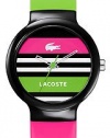 Lacoste Sport Collection Goa Striped Dial Unisex Watch #2020004