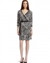 Karen Kane Women's Zebra Wrap Dress